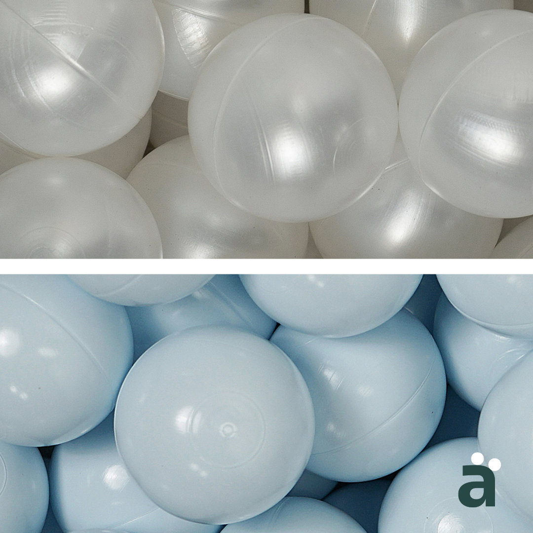 Bällebad Bällemischung: pastellblau, perlmutt