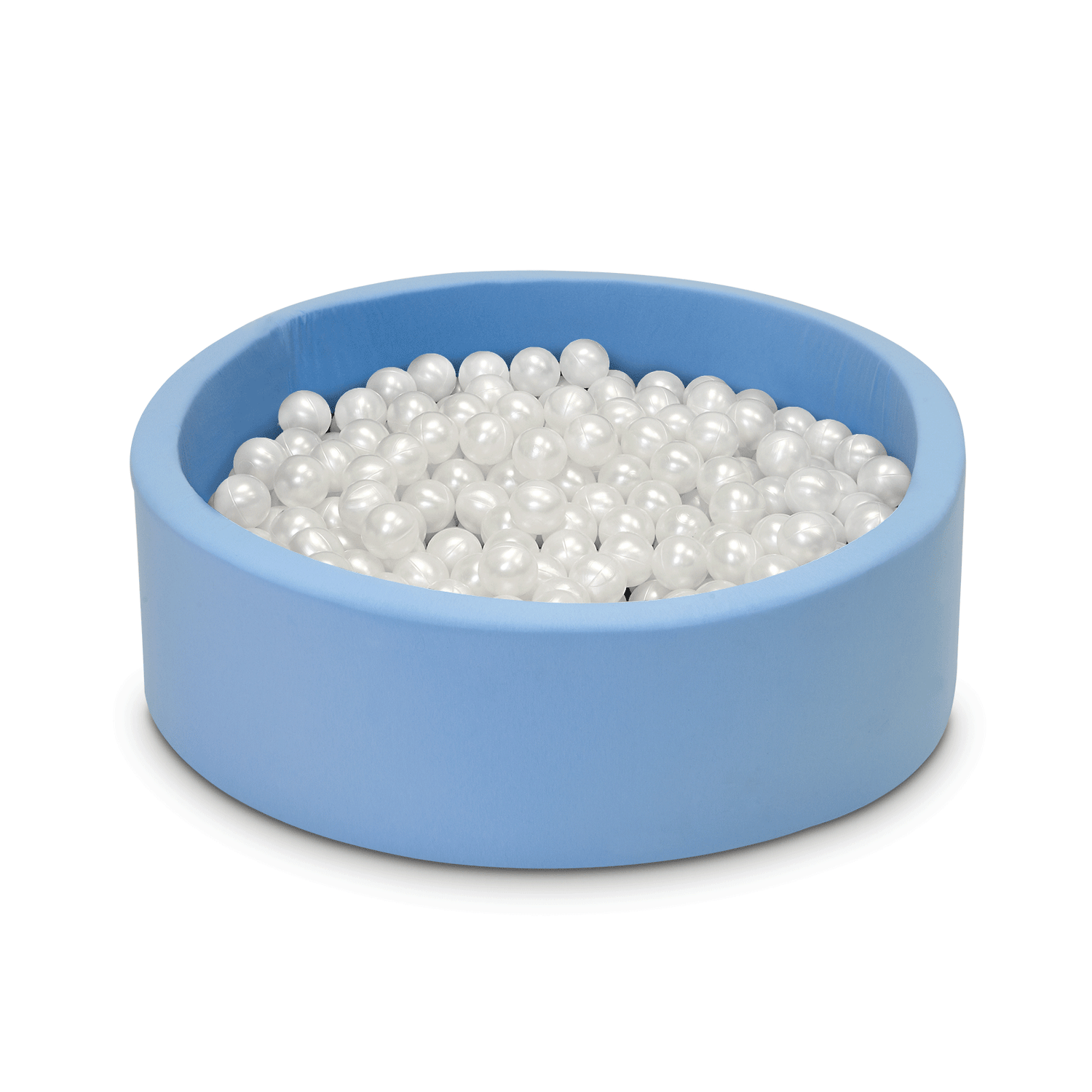hellblaues Bällebad mit Bio-Bällen