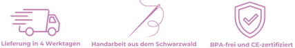 Schnelle Lieferung, Handarbeit und Schadstofffrei
