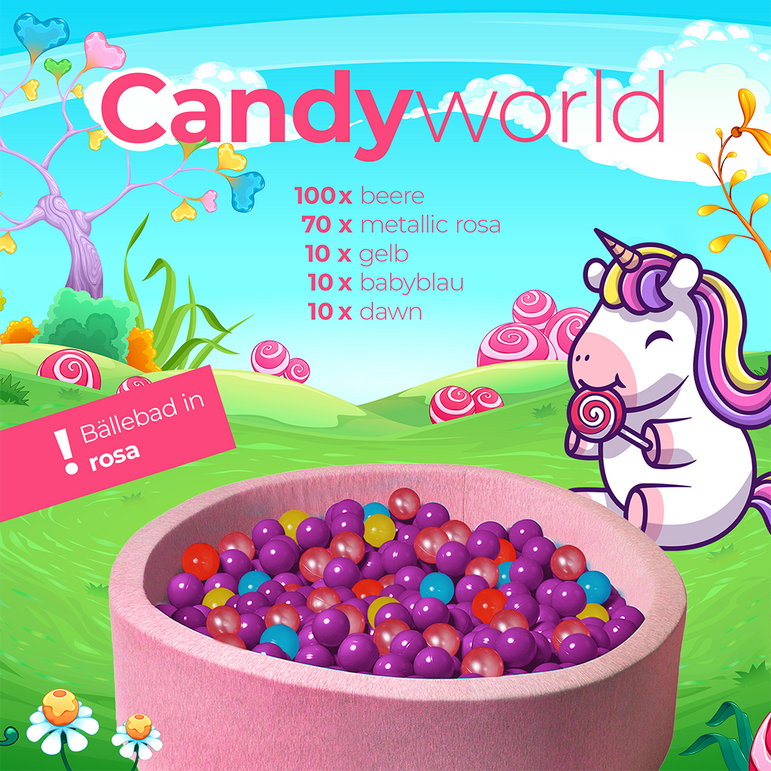 Candyworld-Bällebad - meinbaellebad