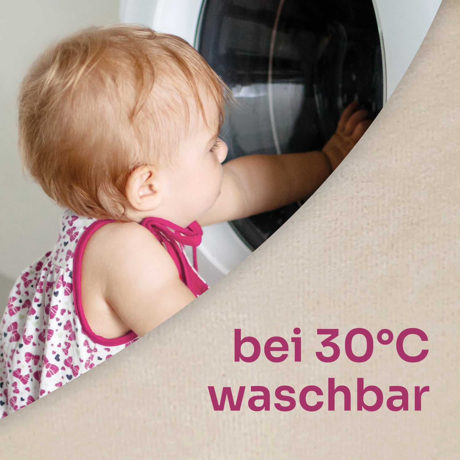 waschbares Bällebad und Bälle bei 30°C