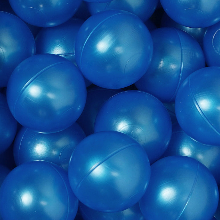 Bälle in metallic blau - meinbaellebad 