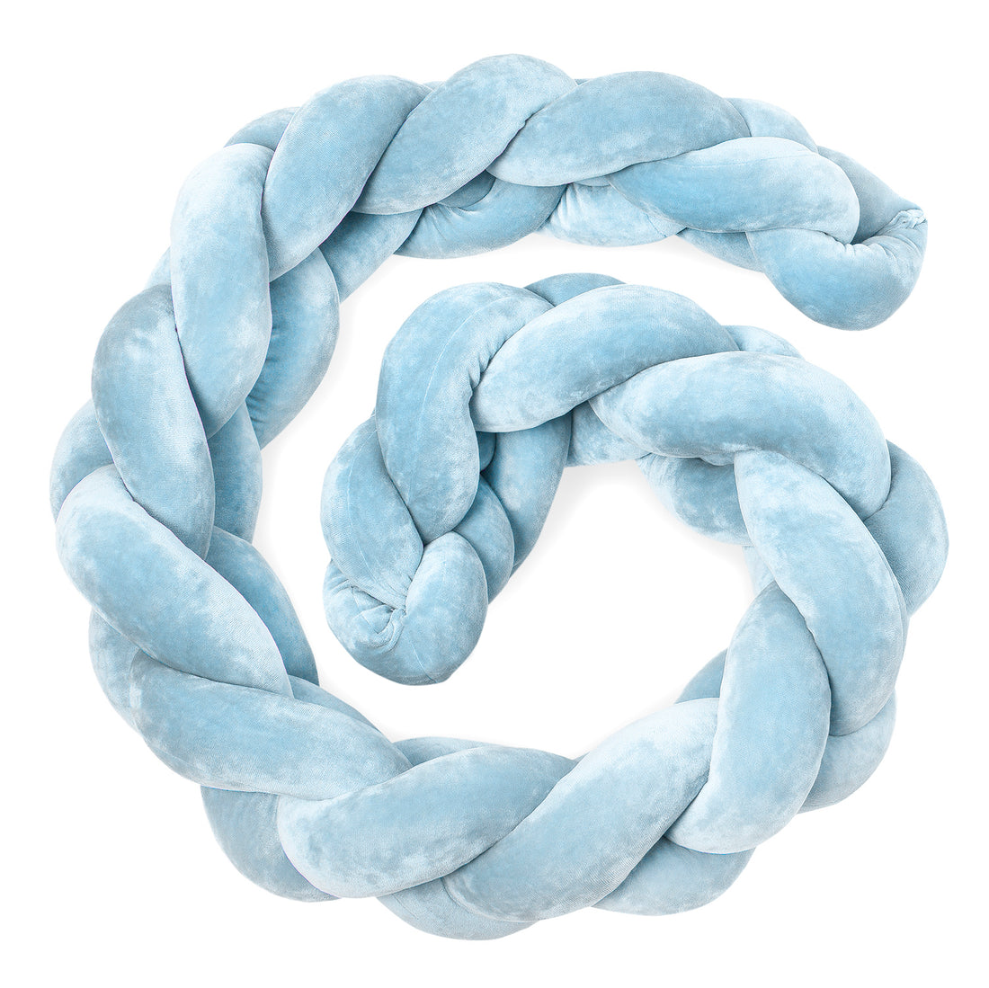 Bettschlange in hellblau 4-strängig